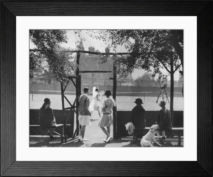 Framed Print : West Side Country Club, Ealing - tennis courts Framed Print : West Side Country Club, Ealing - tennis courts