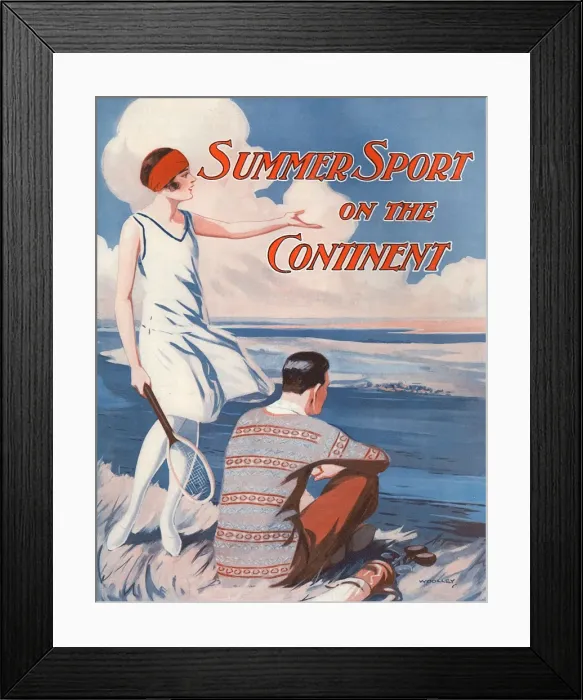 Framed Print : Summer sport on the Continent