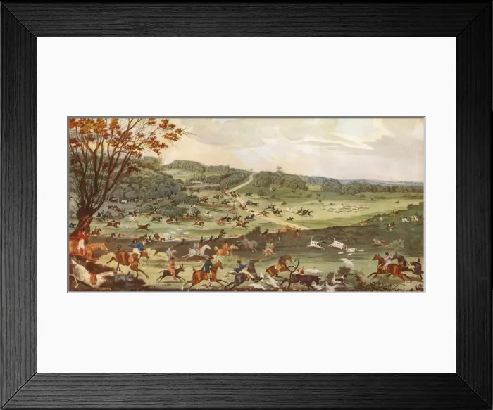 Framed Print : Hunting in Epping Forest Framed Print : Hunting in Epping Forest