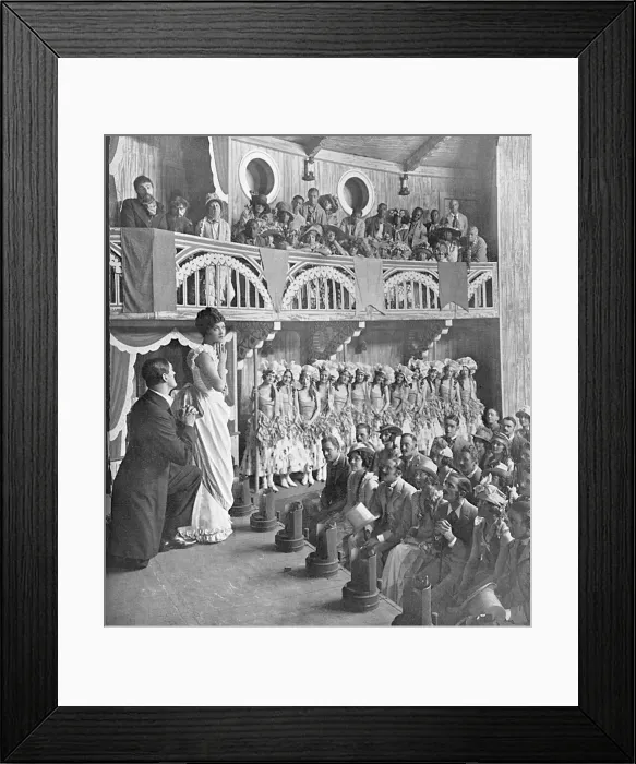 Framed Print : Scene from Show Boat at Drury Lane, 1928 Framed Print : Scene from Show Boat at Drury Lane, 1928