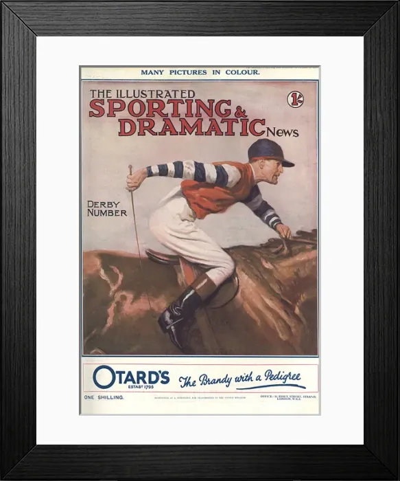 Framed Print : Illustrated Sporting & Dramatic News front cover, 1928 Framed Print : Illustrated Sporting & Dramatic News front cover, 1928