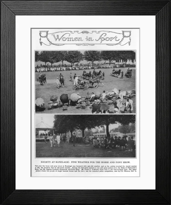 Framed Print : Society at Ranelagh