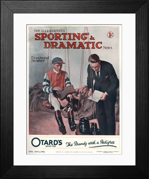 Framed Print : Illustrated Sporting & Dramatic News cover - Goodwood Framed Print : Illustrated Sporting & Dramatic News cover - Goodwood