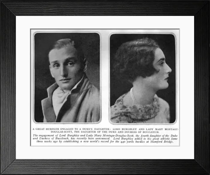 Framed Print : Lord Burghley engaged to Lady Mary Montagu-Douglas-Scott Framed Print : Lord Burghley engaged to Lady Mary Montagu-Douglas-Scott
