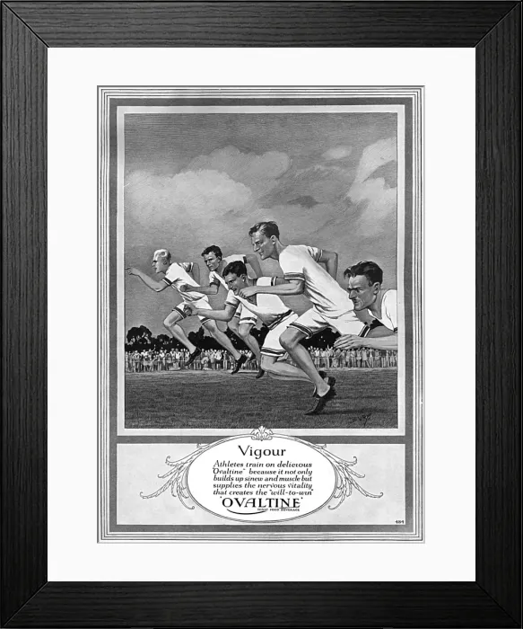 Framed Print : Ovaltine advertisement, 1928