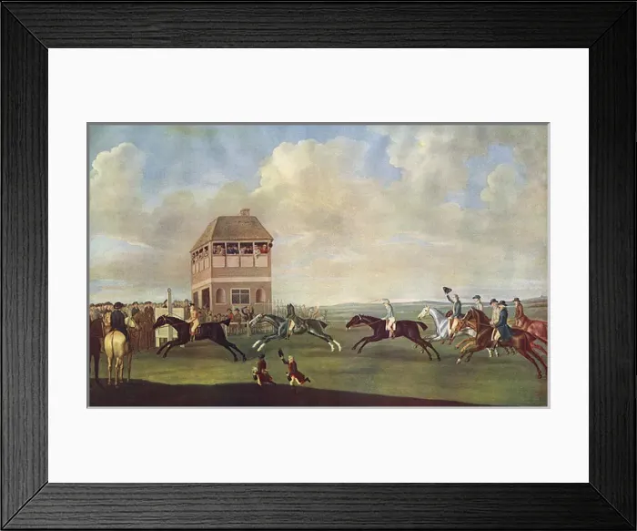Framed Print : Beacon Course at Newmarket with headless rider Framed Print : Beacon Course at Newmarket with headless rider