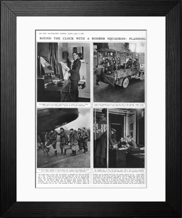 Framed Print : Round the clock with a bomber squadron Framed Print : Round the clock with a bomber squadron