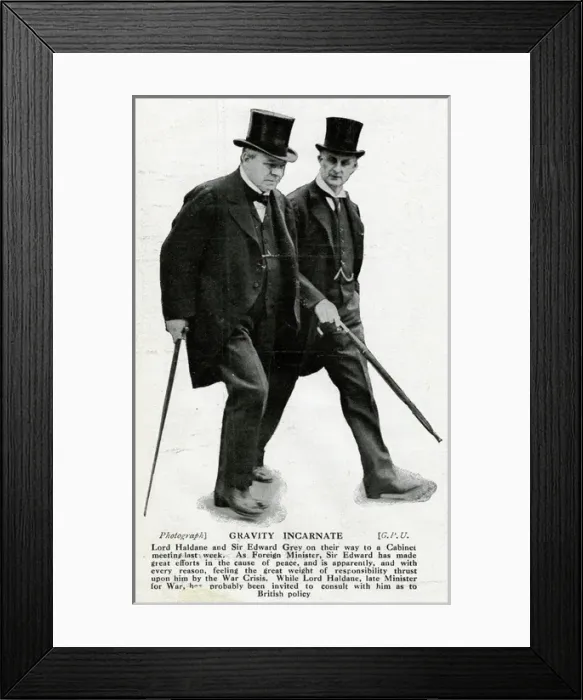 Framed Print : Lord Haldane and Sir Edward Grey