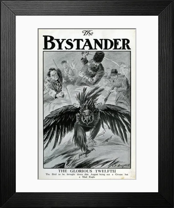 Framed Print : Cartoon, The Glorious Twelfth Framed Print : Cartoon, The Glorious Twelfth