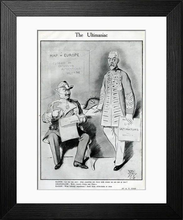 Framed Print : Cartoon, The Ultimaniac Framed Print : Cartoon, The Ultimaniac