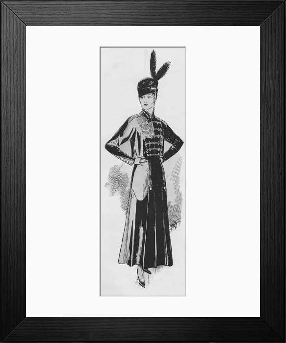 Framed Print : Tailored suit of military persuasion, 1915