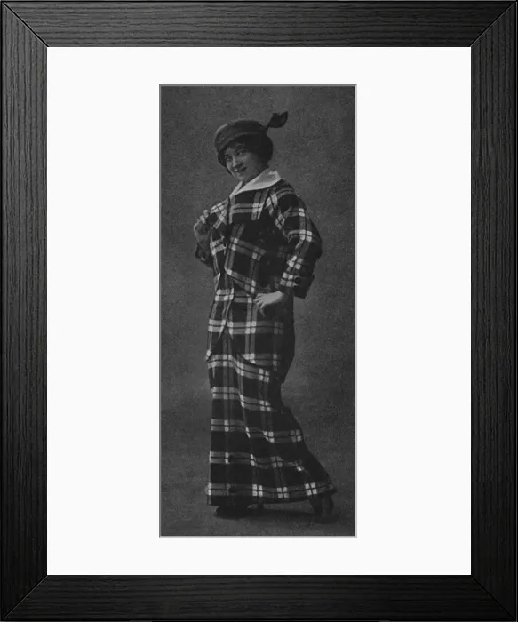 Framed Print : Scottish inspired fashion, 1915 Framed Print : Scottish inspired fashion, 1915