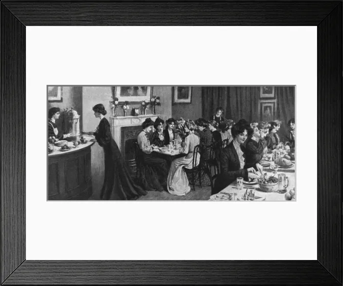 Framed Print : The Hope Club for women, 1904 Framed Print : The Hope Club for women, 1904
