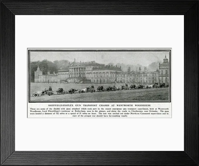 Framed Print : Gun transport exercise, Wentworth Woodhouse, Yorkshire Framed Print : Gun transport exercise, Wentworth Woodhouse, Yorkshire