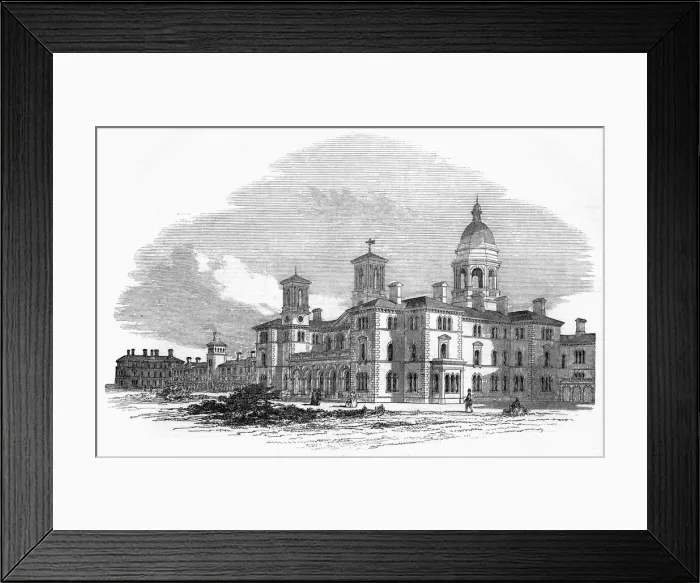 Framed Print : Middlesex Pauper Lunatic Asylum, 1849 Framed Print : Middlesex Pauper Lunatic Asylum, 1849