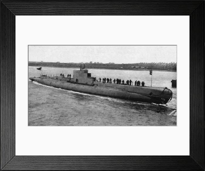 Framed Print : HMS Poseidon submarine Framed Print : HMS Poseidon submarine