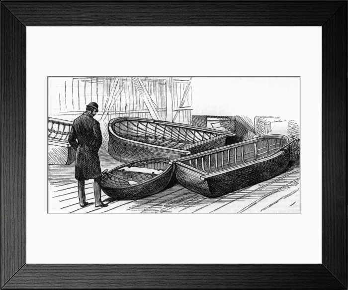 Framed Print : Irish coracles