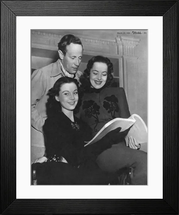 Framed Print : Gone With the Wind actors Framed Print : Gone With the Wind actors
