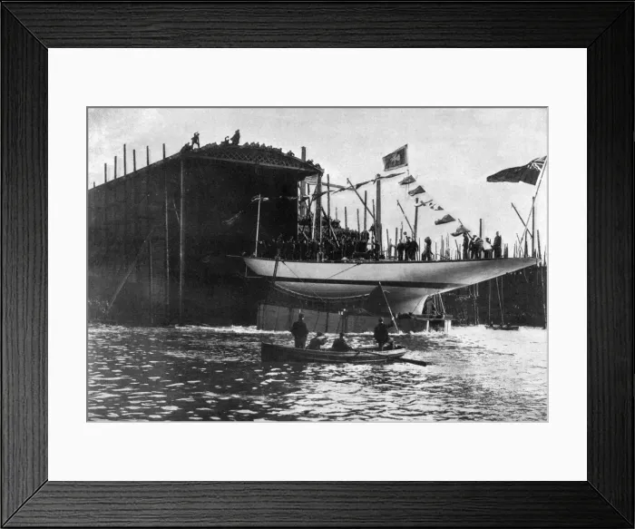 Framed Print : Launch of Shamrock III Framed Print : Launch of Shamrock III