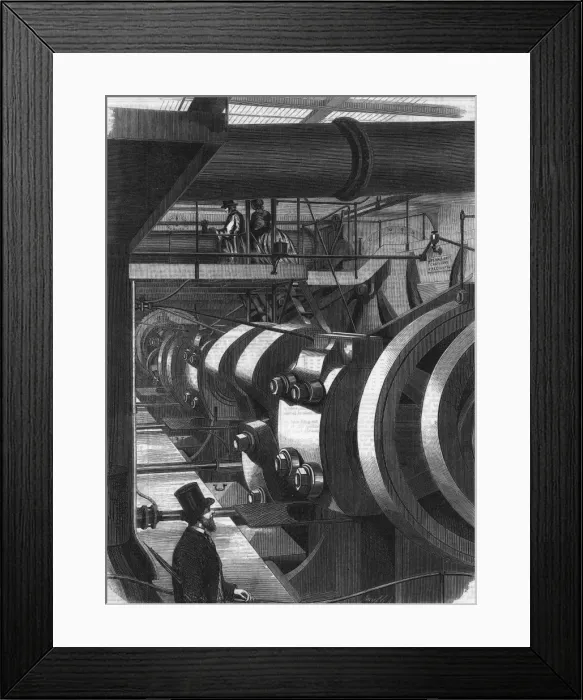 Framed Print : The Engines of H. M. S. Warrior Framed Print : The Engines of H. M. S. Warrior