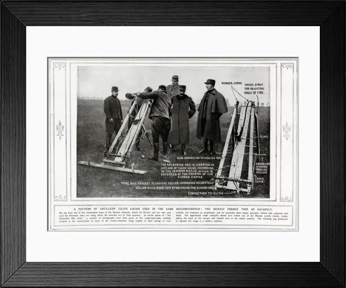 Framed Print : French catapult Framed Print : French catapult