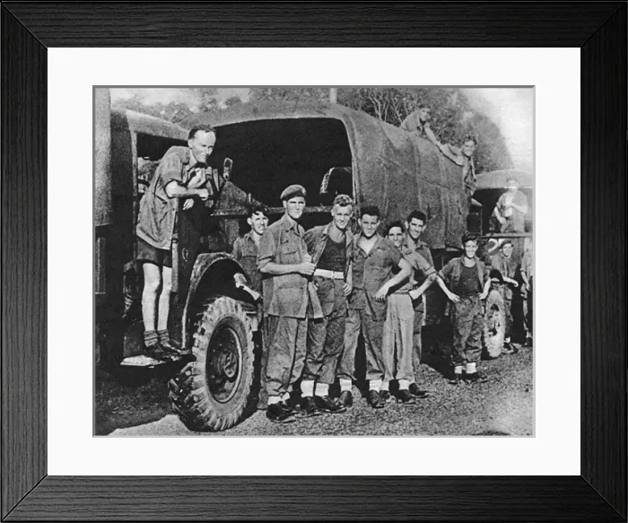 Framed Print : Kluang court martial 1946 Framed Print : Kluang court martial 1946