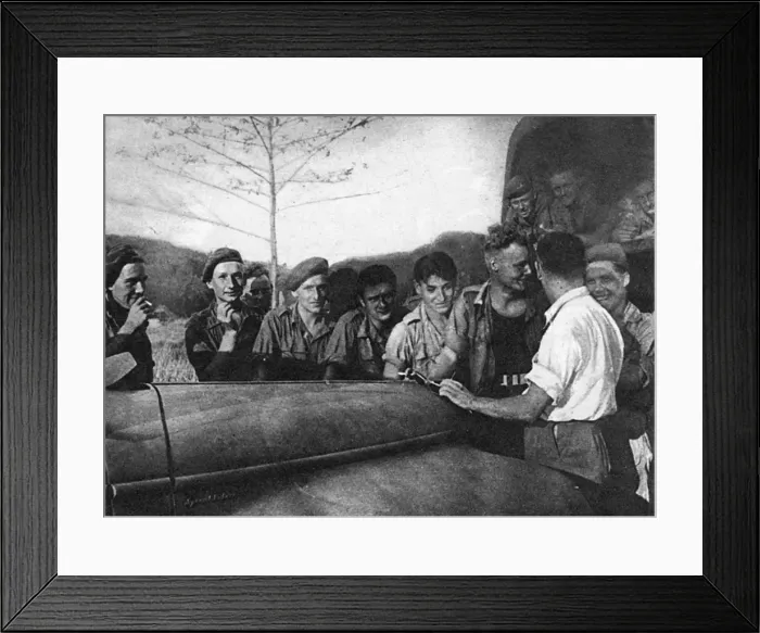 Framed Print : Kluang court martial 1946 Framed Print : Kluang court martial 1946