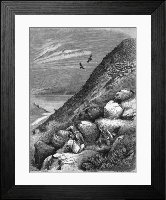 Framed Print : Deerstalking above Loch Ettive, Argyllshire Framed Print : Deerstalking above Loch Ettive, Argyllshire