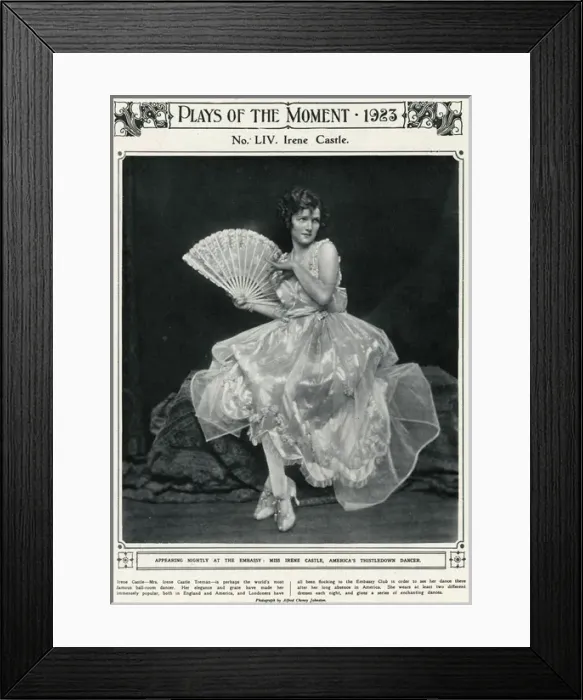 Framed Print : Irene Castle in 1923 Framed Print : Irene Castle in 1923