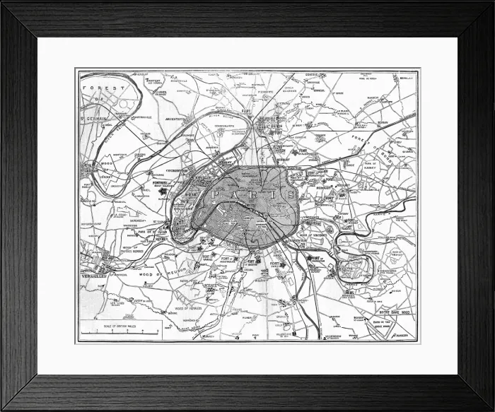 Framed Print : The War: Fortifications in Paris Framed Print : The War: Fortifications in Paris
