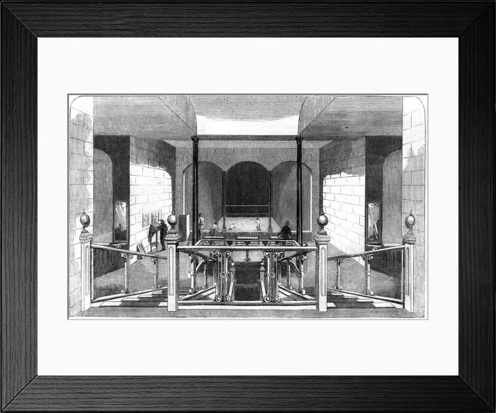 Framed Print : The Princes Club Racquet Courts, 1857 Framed Print : The Princes Club Racquet Courts, 1857