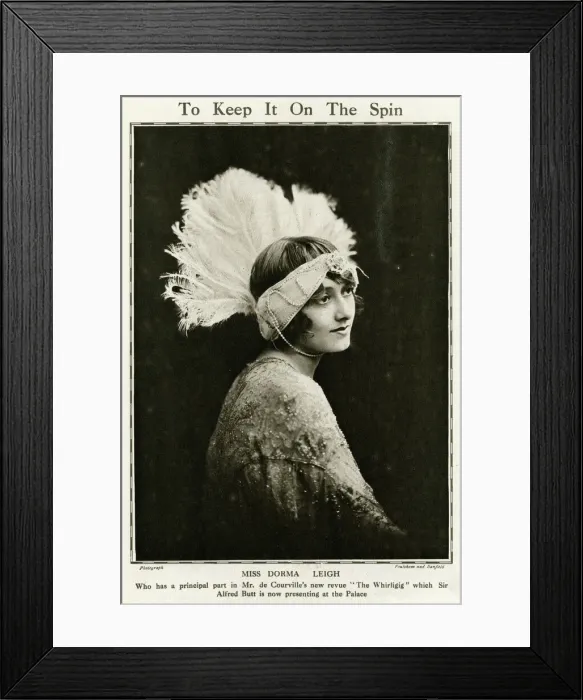 Framed Print : Dorma Leigh in 1920 Framed Print : Dorma Leigh in 1920