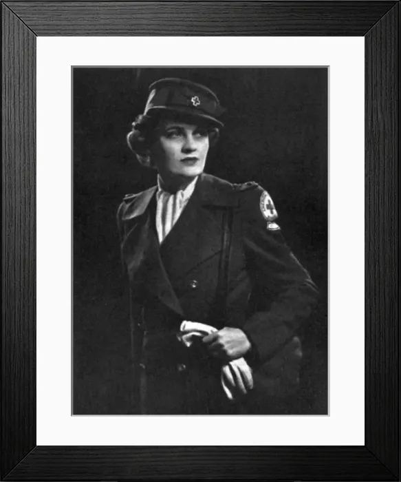 Framed Print : Mrs Charles Sweeny in American Red Cross uniform Framed Print : Mrs Charles Sweeny in American Red Cross uniform