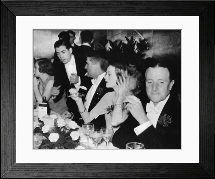 Framed Print : Engagement party of Margaret Whigham & Charles Sweeny Framed Print : Engagement party of Margaret Whigham & Charles Sweeny