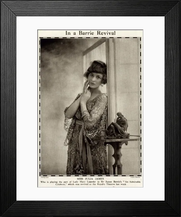 Framed Print : Julia James in 1920