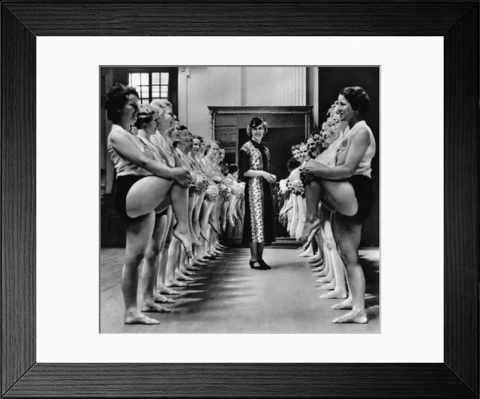 Framed Print : Prunella Stack & the Womens League of Health & Beauty Framed Print : Prunella Stack & the Womens League of Health & Beauty