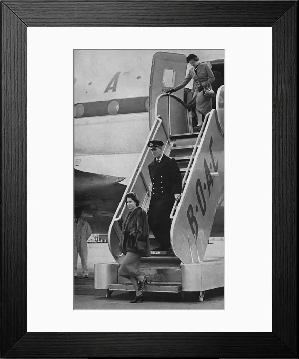 Framed Print : Princess Elizabeth and Prince Philip in Canada Framed Print : Princess Elizabeth and Prince Philip in Canada