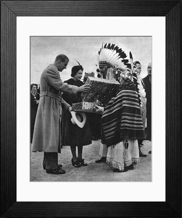 Framed Print : Princess Elizabeth and Prince Philip in Canada Framed Print : Princess Elizabeth and Prince Philip in Canada