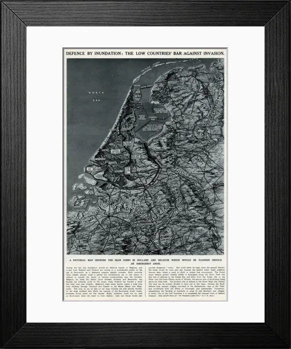 Framed Print : Map of Low Countries by G. H. Davis Framed Print : Map of Low Countries by G. H. Davis