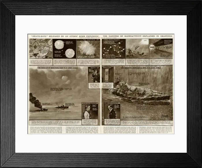 Framed Print : Dangers of radioactivity by G. H. Davis Framed Print : Dangers of radioactivity by G. H. Davis