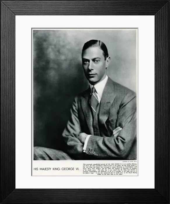 Framed Print : King George VI Framed Print : King George VI