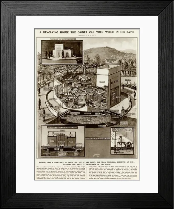 Framed Print : A revolving house by G. H. Davis Framed Print : A revolving house by G. H. Davis