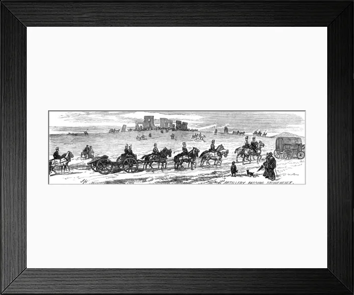 Framed Print : Military Manoeuvres on Salisbury Plain Framed Print : Military Manoeuvres on Salisbury Plain