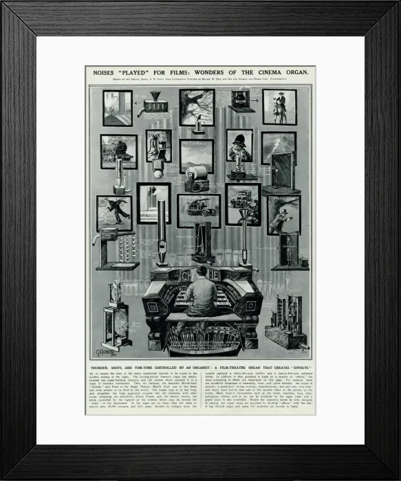 Framed Print : Wonders of the cinema organ by G. H. Davis Framed Print : Wonders of the cinema organ by G. H. Davis