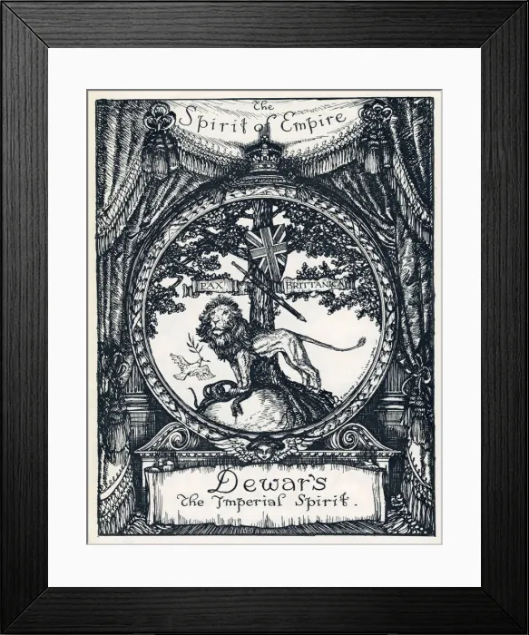 Framed Print : Advert for Dewars Whisky 1924 Framed Print : Advert for Dewars Whisky 1924