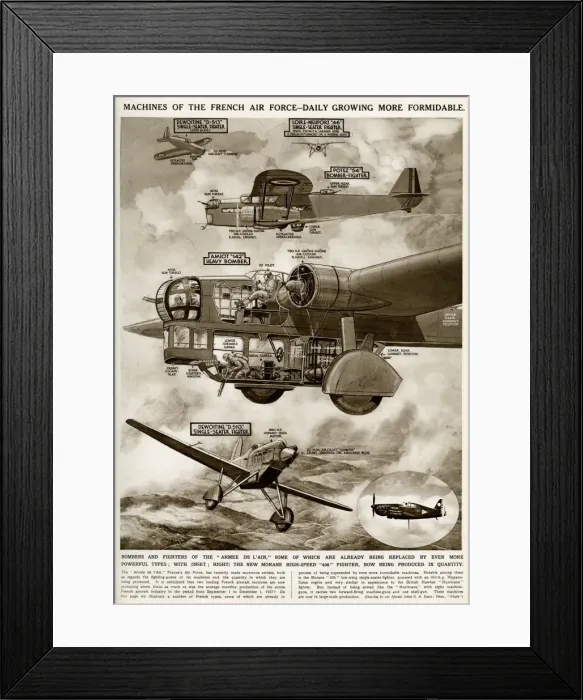 Framed Print : French Air Force by G. H. Davis Framed Print : French Air Force by G. H. Davis