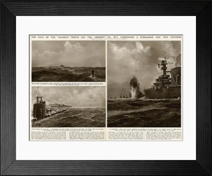 Framed Print : Saga of the Salmon by G. H. Davis Framed Print : Saga of the Salmon by G. H. Davis