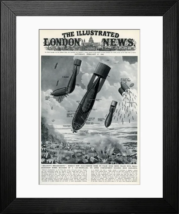 Framed Print : New Russian bombs by G. H. Davis Framed Print : New Russian bombs by G. H. Davis