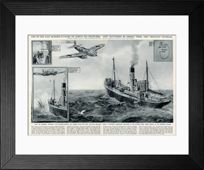 Framed Print : The Croxton outrage by G. H. Davis