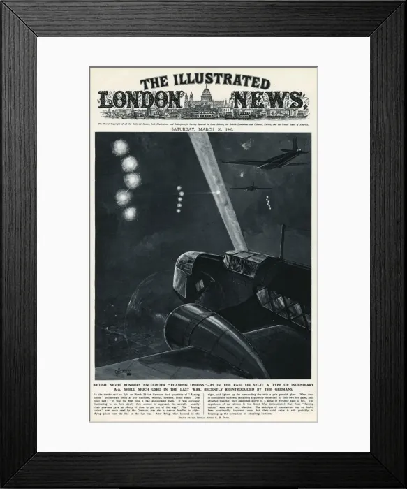 Framed Print : British night bombers by G. H. Davis Framed Print : British night bombers by G. H. Davis